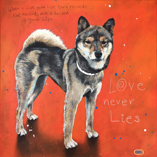Shiba Inu painting by Orlando Lund