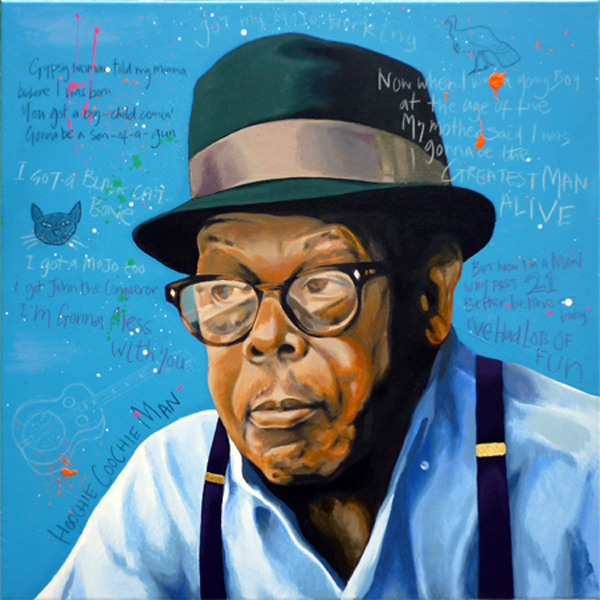 Hoochie Coochie Man - Painting by Orlando Lund