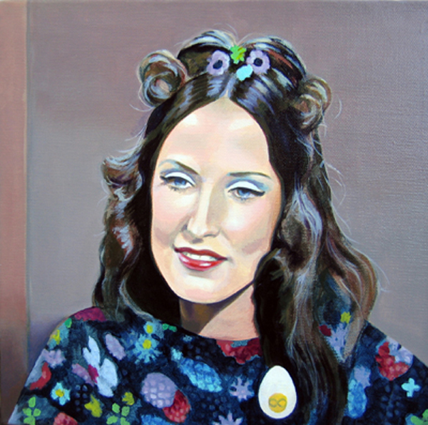 Painting of Irina Galliulin (from Star Trek - Way to Eden) by Orlando Lund