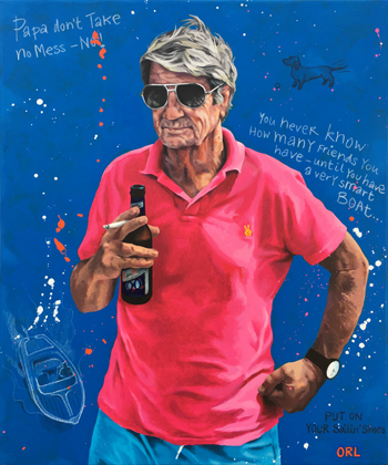 Luis Cumberlege - portrait by Orlando Lund